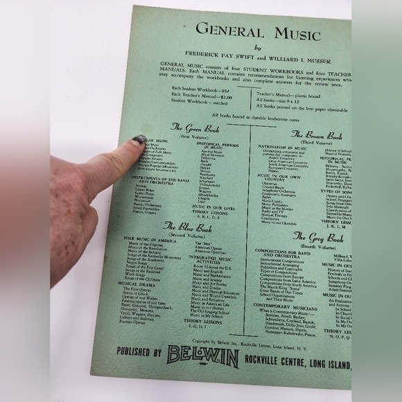 Vintage Belwin General Music Piano‎ Book - Picture 4 of 10